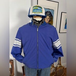 Vintage Karl Lagerfeld Men’s Bomber Jacket – Size L